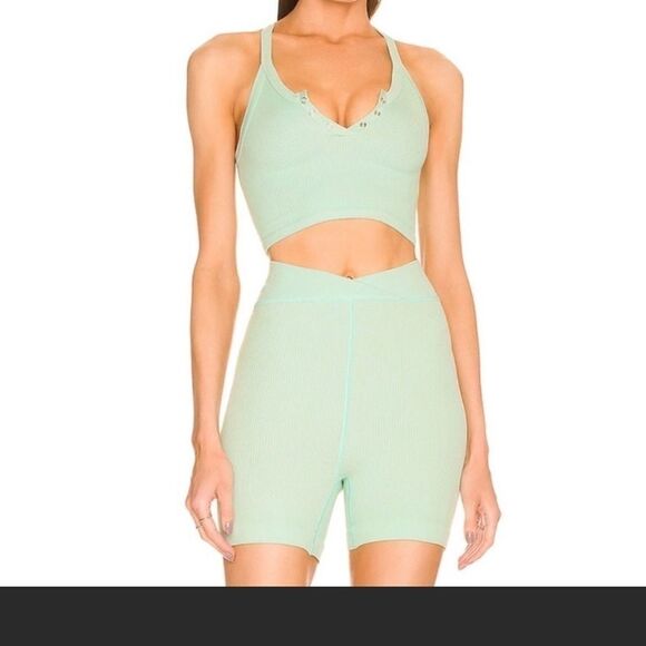 Free PEOPLE MOVEMENT Free Throw Short in Turquoise Mint NEW Size M NWT - Picture 5 of 6